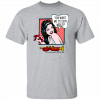 Jazz - A Louisiana Kitchen Gray T-shirt with pop art style image of a woman holding a straw. Speech bubble reads, "You want me to suck what?" Below is text: "Jazz a Louisiana Kitchen. Kansas City, Columbia